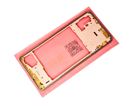 Samsung Galaxy A71 A715 Uyumlu FULL KASA Arka Kapak Batarya Kapağı - PEMBE