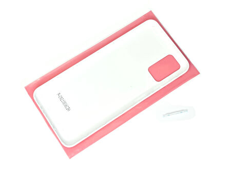 Samsung Galaxy A03S Sm A037 Uyumlu FULL KASA Arka Kapak Batarya Kapağı - BEYAZ