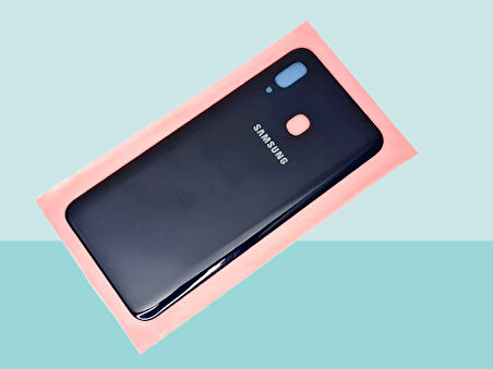 Samsung Galaxy A20 A205 Uyumlu Arka Kapak Batarya Kapağı - LACİVERT