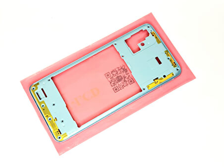 Samsung Galaxy A51 A515 Uyumlu FULL KASA Arka Kapak Batarya Kapağı - MAVİ
