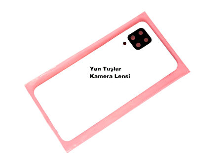 Samsung Galaxy M22 Uyumlu FULL KASA Arka Kapak Batarya Kapağı - BEYAZ