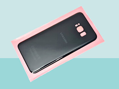 Samsung Galaxy S8 PLUS Uyumlu Arka Kapak Batarya Kapağı -  SİYAH