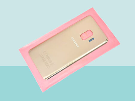 Samsung Galaxy S9 Uyumlu Arka Kapak Batarya Kapağı -  GOLD