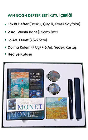 Van Gogh Defter Kalem Seti