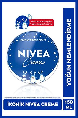 Nivea Creme 150ml, Bakım Yapan Koruma, Uzun Süreli Yoğun Nemlendirici, El Yüz Ve Vücut, Yumuşak Cilt Hissi