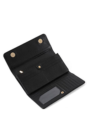 FOXER Alya Hakiki Deri Gold Detaylı Kadın Kartlık ve Cüzdan 