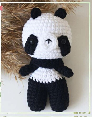 AMİGURUMİ ORGANİK ÖRGÜ OYUNCAK UYKU ARKADAŞI  (İNEK, PANDA, ARI)