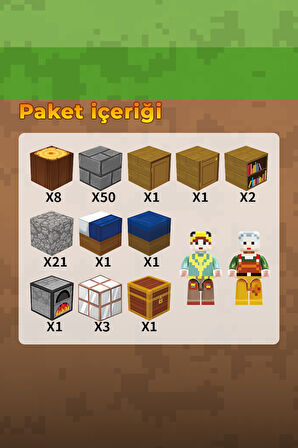 Sembo Block PixelWorld Serüven Manyetik Mıknatıslı Yapı Bloğu Seti 90 Parça