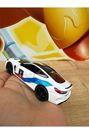BMW M8 Diecast Model Araba Açılan Kapılar Çekbırak özellikli Bmw Spor Araba Model Diecast