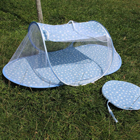 Katlanabilir Bebek Cibinlik Bebek Tül Sineklik Haşere Koruyucu Desenli Portatif Bebek Gölgelik Çadırı