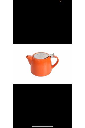 Porland Chai Turuncu Süzgeçli Demlik 600cc