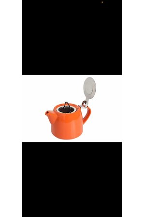 Porland Chai Turuncu Süzgeçli Demlik 600cc