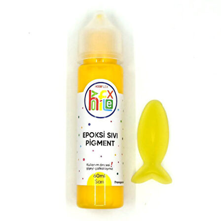 SIVI PİGMENT BOYA TRANSPARAN 60 ml SARI