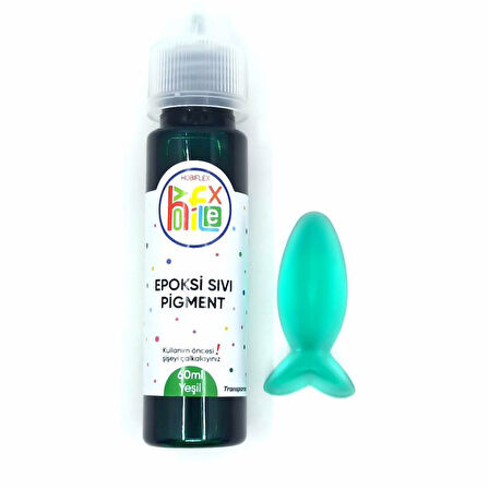 SIVI PİGMENT BOYA TRANSPARAN 60 ml YEŞİL