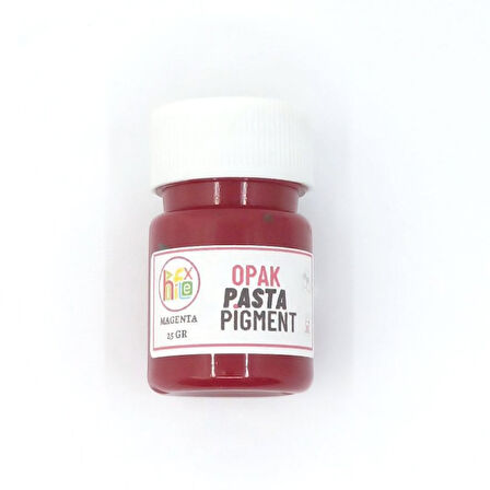 EPOKSİ REÇİNE OPAK PASTA PİGMENT BOYA MAGENTA RENK 25 GR