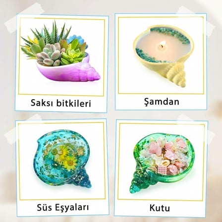 SİLİKON KALIP DENİZ KABUĞU FİGÜR TAŞ TOZU İTHAL EPOKSİ REÇİNE SİLİKON KALIP MUMLUK HB125-0193