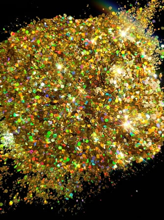 CHUNKY GLİTTER LEX 9 EPOKSİ REÇİNE SANATSAL EL İŞİ HOLOGRAMLI GLİTTER NAİL ART MAKYAJ SİM 15 GR