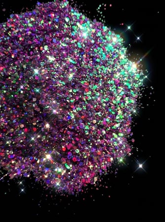 CHUNKY GLİTTER LEX 2 EPOKSİ REÇİNE SANATSAL EL İŞİ HOLOGRAMLI GLİTTER NAİL ART MAKYAJ  15 GR