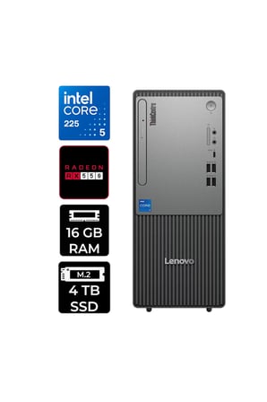 ThinkCentre Neo 50T G6 Ultra 5 225 16GB 4TB SSD RX550/4GB W11H Masaüstü Bilgisayar & PER4 USB Bellek