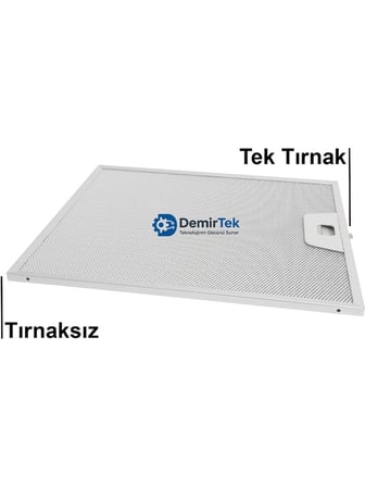 320.0557.544 Davlumbaz Alüminyum Yağ Filtresi Yıkanabilir Uzun Ömürlü Birebir Uyum 253X300