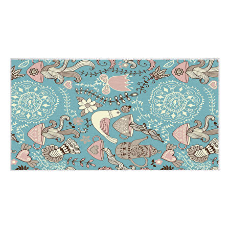 Dekoreko İnci Mutfak Halısı Saçaksız 2125