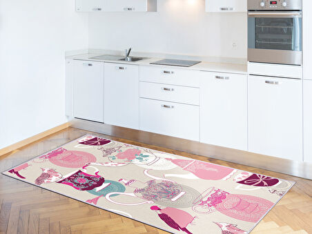 Dekoreko İnci Mutfak Halısı Saçaksız 2126