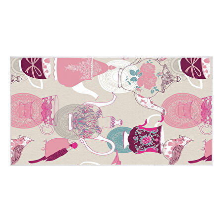 Dekoreko İnci Mutfak Halısı Saçaksız 2126