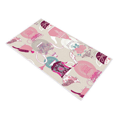 Dekoreko İnci Mutfak Halısı Saçaksız 2126