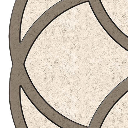 Dekoreko Figürlü Yuvarlak Özel Kesim Halı 113