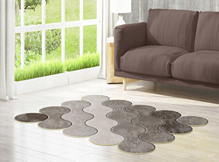 Dekoreko Figürlü Özel Kesim Halı 117