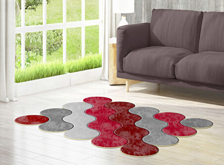 Dekoreko Figürlü Özel Kesim Halı 117