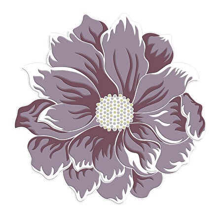 Dekoreko Figürlü Yuvarlak Özel Kesim Halı 120