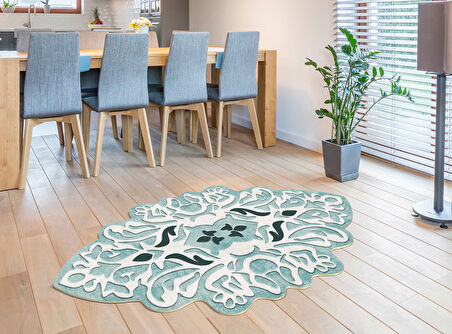 Dekoreko Figürlü Özel Kesim Halı 101