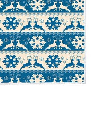 Dekoreko Inci Christmas Halı Saçaksız Chr-5