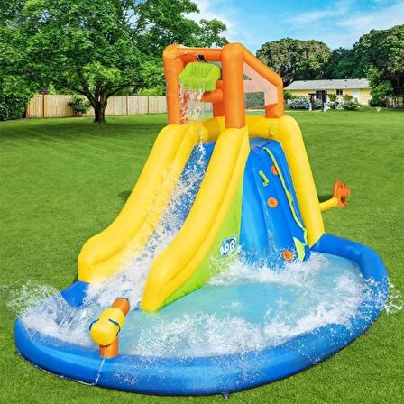 Bestway Aqua Park Su Parkı Şişme Çocuk Oyun Parkuru 435 x 286 x 267 cm.