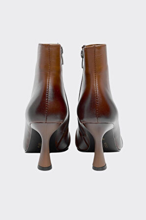 Tokalı Hakiki Deri Kadın Bot