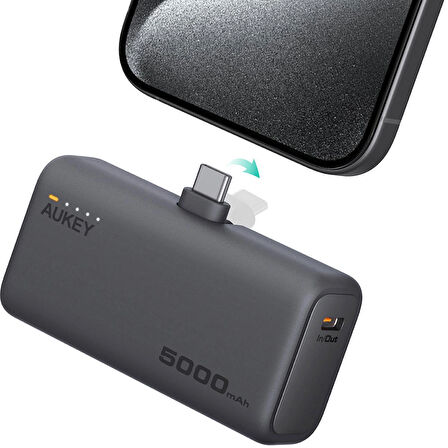Aukey PB-Y59-GY 20W 5000 mAh PD Cep Powerbank