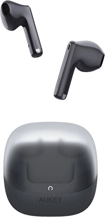 Aukey EP-M4-GY Kablosuz Kulaklık Gelişmiş ENC 80ms 30 Saat Müzik - Koyu Gri