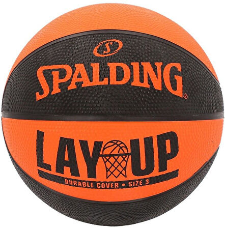 Spalding Basketbol Topu 2021 Layup Orange/Black Size:3 (84366Z)