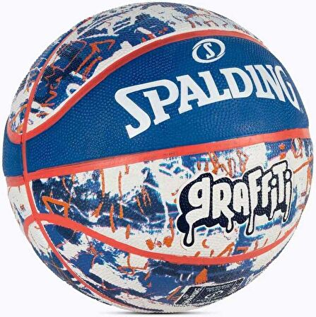 Spalding Blue Red Graffiti SZ7 2021 Basket Topu 84377Z