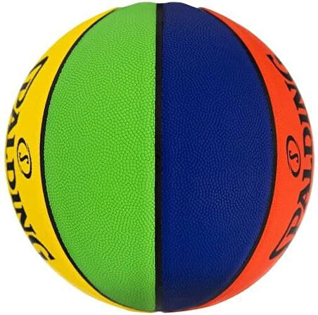 Spalding Basketbol Topu 2021 Rookie Gear Multi Color Size:4 (84393Z)