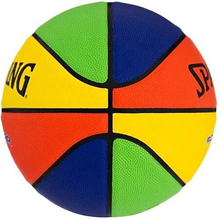 Spalding Basketbol Topu 2021 Rookie Gear Multi Color Size:4 (84393Z)