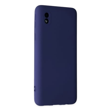 Samsung Galaxy A01 Core Kılıf Nano içi Kadife Silikon - Lacivert