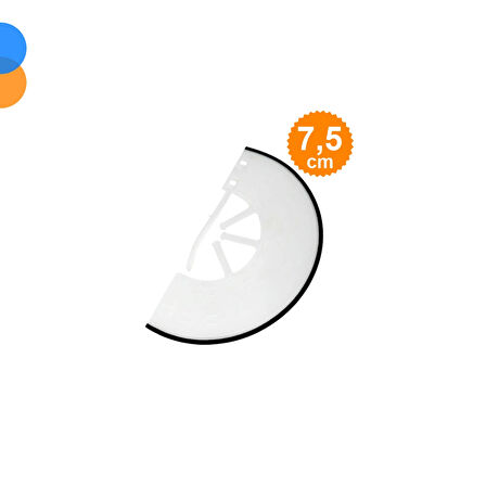 Bustark Kedi Köpek Elizabeth Kauçuk Dikişli Yakalık 7,5cm