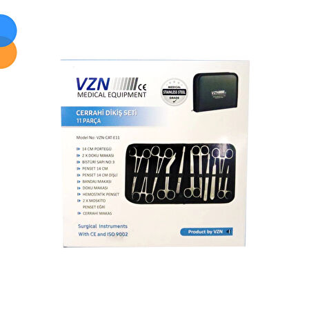 Vzn Mini Cerrahi Müdahale Seti 11 Parça