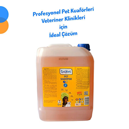 Bioxi Kedi & Köpek Şampuanı 5 LT