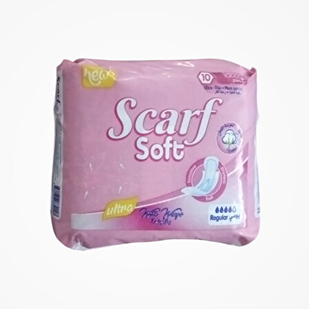 Scarf Soft Hijyen Günlük Pedi Ultra İnce 10'lu Paket x 48 Paket (480 Adet)