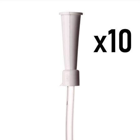 Bıçakcılar Aspirasyon Sondası No: 12 (Beyaz) - 10 Adet