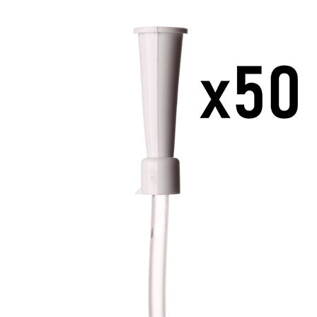 Bıçakcılar Aspirasyon Sondası No: 12 (Beyaz) - 50 Adet