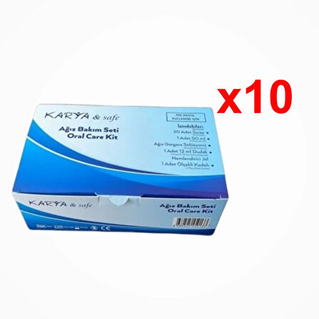 Karya Ağız Bakım Seti Kutulu - 10 Kutu
